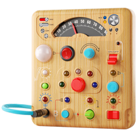 爸爸妈妈 爸爸忙碌板开关按钮插座仿真电流表蒙氏早教玩具游戏桌益智儿童玩具