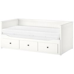 宜家 HEMNES 汉尼斯 多功能折叠沙发床 白色