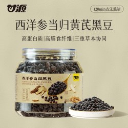 甘源 西洋参当归黄芪东北黑豆即食豆 400g 罐装