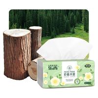 雨森抽纸原生木浆纸抽面巾纸学生宿舍5层加厚抽纸400张80抽大包抽纸 5层 400张*24包 【家庭囤货】