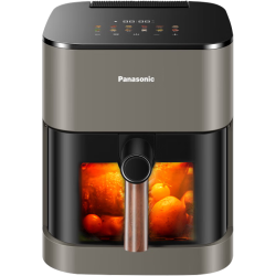 Panasonic 多功能全景可视窗 空气炸锅  暗金色 5L