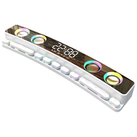 SOAIY 索爱 电脑音响 SH39 蓝牙音箱家用桌面低音炮 多媒体台式机笔记本USB迷你小钢炮 电竞版 白