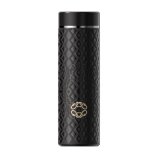 吨吨 BOTTLED JOY SUSU吨吨保温杯便携式办公室纯钛水杯高端商务杯子 0.5L鎏金黑-带茶隔