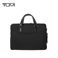 TUMI MONROE系列男士公文包日常通勤商务高端黑色中包