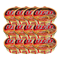 日清 方便面 UFO飞碟炒面拌面速食日本U.F.O.炒面风味126g*12碗整箱装