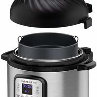 Instant Pot 多功能电压力锅空气炸锅二合一 11合1智能触控 5.6L大容量 压力慢炖蒸炒炸烤脱水 不锈钢内胆