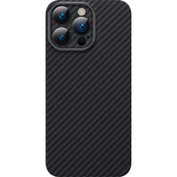麦麦米 iPhone 15 Pro Max手机壳 凯夫拉芳纶纤维苹果15promax保护套限量精孔 苹果15promax丨凯夫拉轻奢黑色