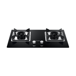Leader 海尔智家出品燃气灶灶具双灶家用 天然气双灶具4.5KW 钢化玻璃+熄火保护2C