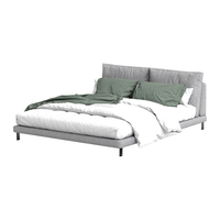 ARIS 爱依瑞斯 WFB-93 意式极简布艺床 棉麻款 180