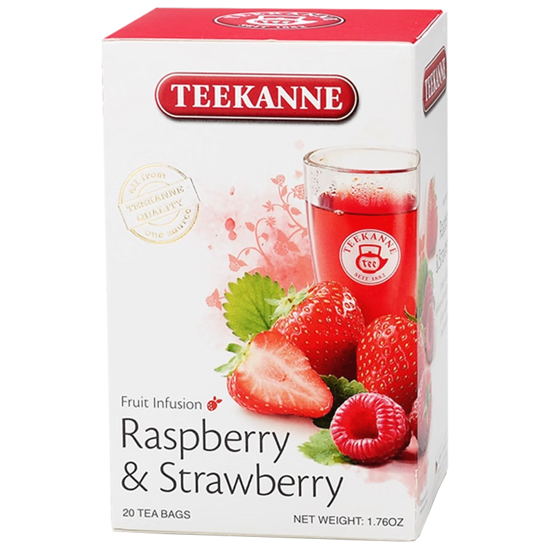TEEKANNE 德康纳 草莓覆盆子茶 2.5g*20包