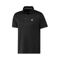 adidas阿迪达斯POLO衫短袖男新款运动商务翻领休闲T恤运动服 黑色 IN6626 S （建议体重100-120斤）