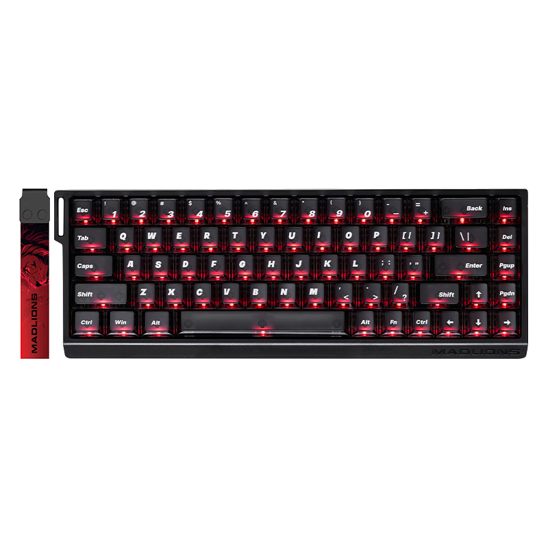  MAD CATZ/美加狮 磁轴 机械键盘  雾透黑 RGB