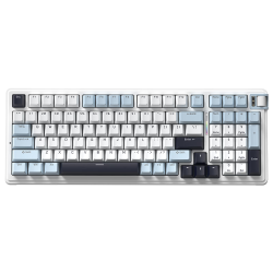 珂芝 K98V2 三模机械键盘 三模 98键 冰川蓝彩虹轴