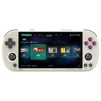 治迅吹米TRIMUI SMART PRO复古游戏机开源掌机童年怀旧PSP掌上游戏机NDS模拟GBA掌机经典FC街机ps模拟 黑色 8G+256G闪-迪卡丨钢化膜收纳包+读卡器+手绳