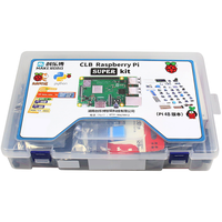 创乐博 树莓派4B Raspberry Pi 8g显示器屏开发板python程电脑套件 基础套件(4B/4G)