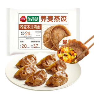 三全 减脂轻食 荞麦蒸饺  荞麦木耳鸡蛋蒸饺300g 400g、300g 暂无