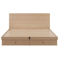 全友家居 科技皮机器人青少年床加高床屏1.5米卧室软包单人床105290D 1.5米皮床+床头柜*1