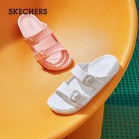 Skechers斯凯奇女士2025春夏轻便舒适沙滩鞋防滑透气一脚蹬洞洞鞋
