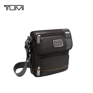 TUMI FREMONT男士单肩包日常通勤弹道尼龙斜挎包02223306HKO胡桃木色