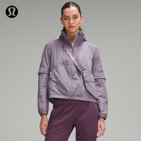 lululemon丨Convertible Ripstop 女士徒步多功能夹克 LW4BU0S 暗薰衣草 2XL /14