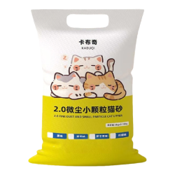 卡布奇 超细小颗粒膨润土猫砂 20斤