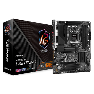 华擎 (ASRock) X670E PG Lightning 闪电风暴 主板+AMD 7900X 台式机 CPU处理器 板U套装