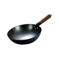 荣事达 铁锅章丘炒锅无涂层炒菜锅不易粘锅 无盖+铲子 30cm 千元级同款｜不易粘