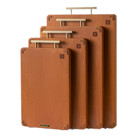 双枪整木黑标非洲花梨木切菜板实木菜板防霉抗菌家用食品级案板砧板 【黑标加厚】36*24*2.5cm（1-2人使用）