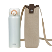 膳魔师（THERMOS）不锈钢保温杯男女士大容量水杯车载杯子礼盒 JNR白色附杯袋 500ml