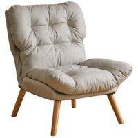 家逸 单人沙发椅小户型家用客厅沙发躺椅现代简约懒人休闲椅