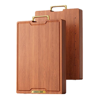 双枪整木百年乌檀木菜板抗菌防霉家用实木案板房双面砧板厨切菜板 【金标.百年檀】38*26*2.5cm