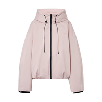 MO&Co.羽绒服2025冬90鹅绒三防高领连帽【轻暖漫游系列】MBE4EINT08 冰粉色 S /160