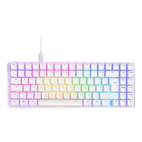 NZXT 电竞游戏机械有线键盘 FUNCTION 2 MINITKL 全键热插拔 办公键盘 白色