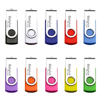  百艺 刻字企业印logo U盘  多色 512MB