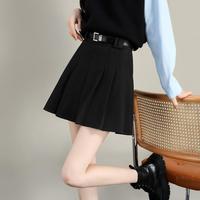 TERRE BLEUE 时尚小个子百褶短裙2025春秋新款气质高级感减龄显瘦A字裙子