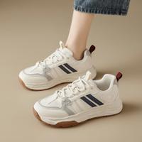 奥古狮登 Agsdon 女士休闲鞋 秋冬季时尚简约小白鞋