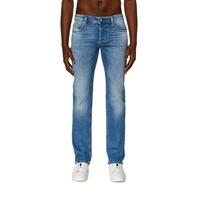 限尺码：DIESEL 迪赛 秋冬男士丹宁蓝色直筒中腰牛仔裤