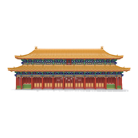 重拾营造故宫太和殿榫卯结构积木中国潮玩具儿童文创