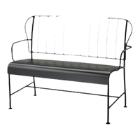 IKEA宜家LACKO拉科户外双人沙发阳台休闲沙发北欧风简约长椅