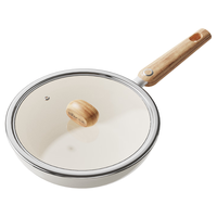  Bear/小熊 含钛陶瓷不粘锅 小炒锅 蒸笼  【一人食】0氟钛陶瓷+蒸笼 24cm 钛合金