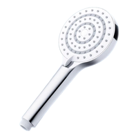 惠达（HUIDA）增压淋浴花洒喷头 浴室卫生间洗澡淋浴手持莲蓬头淋浴器大花洒 多功能按摩手持花洒(铬色)