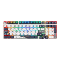 RAESHA 瑞翼鲨 KG050 思巴达联名款 98键 有线机械键盘 星空 金轴 RGB