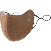 勋阳宇乐秋冬保暖口罩户外加厚防风防寒防尘护眼角3D立体德绒男女骑车 驼色德绒口罩厚 均码