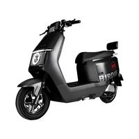 小鸟电动摩托车72V铅酸电池长续航男女通勤电瓶车 璀璨  黑色
