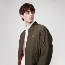 LACOSTE 法国鳄鱼  两面穿棒球服飞行员夹克棉服外套