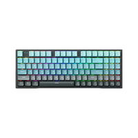 MACHENIKE/机械师 15% 客制化机械键盘  银轴 灰绿 RGB