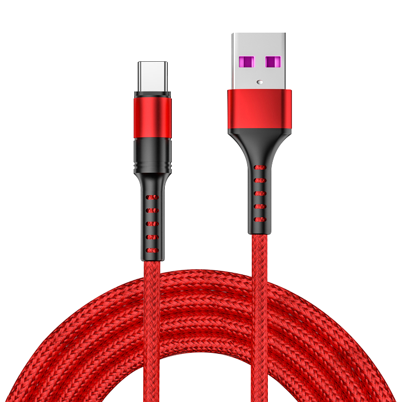  MOLIXIAOXIANG/摩力小象 快充 数据线  红色 Type-C USB-A TPE 2A