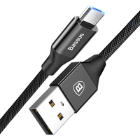 BASEUS/倍思 快充 MicroUSB充电线 铝合金 Micro USB 黑色 USB-A 2A