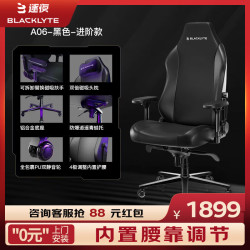逐夜 BLACKLYTE 电竞椅人体工学电脑椅A06