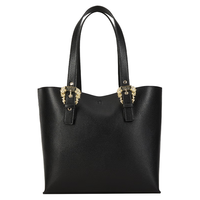 VERSACE 范思哲 Jeans Couture女士COUTURE 01托特包加内胆 黑色